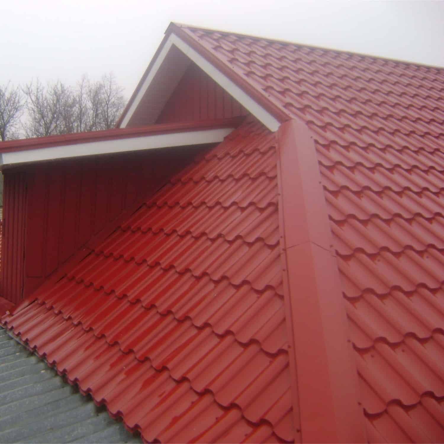 дом металлочерепица