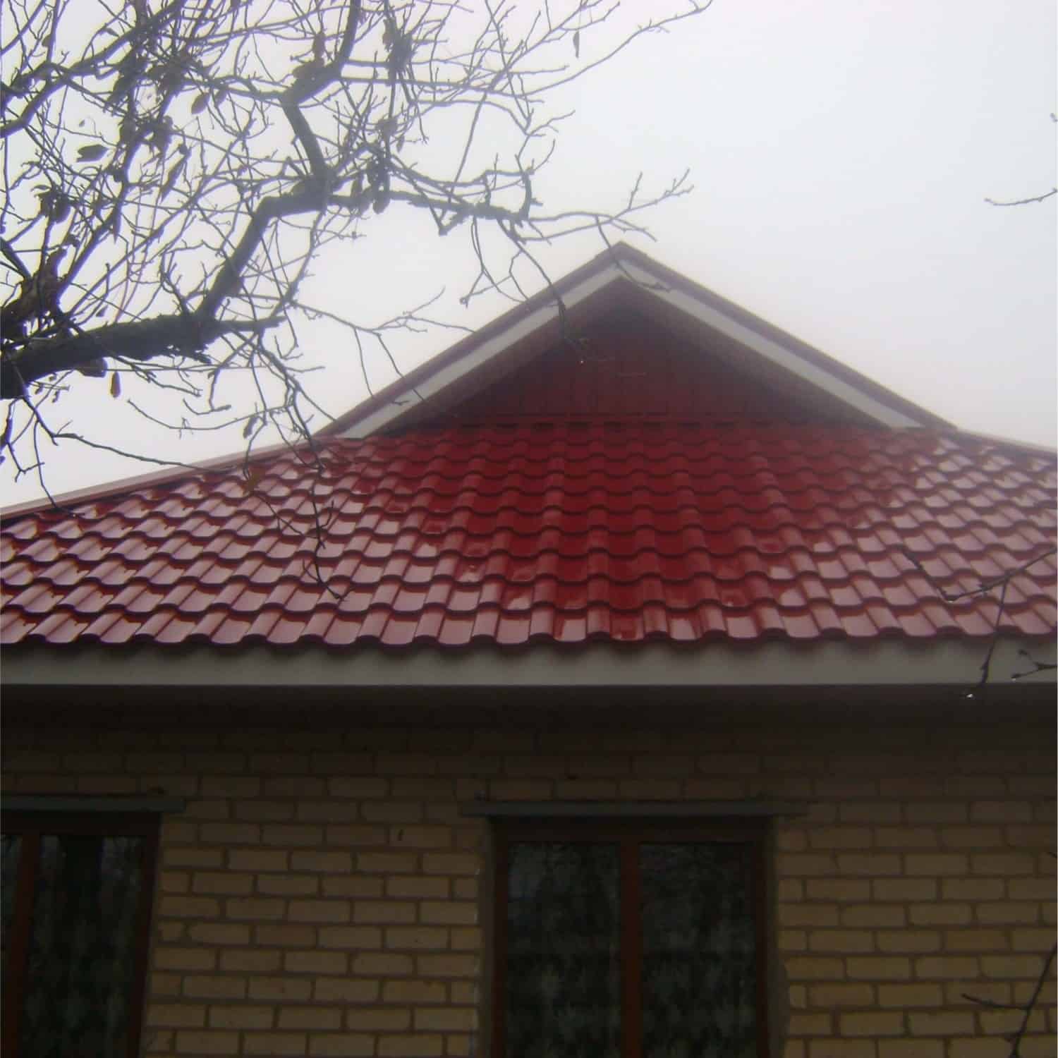 Ruukki металочерепица дом