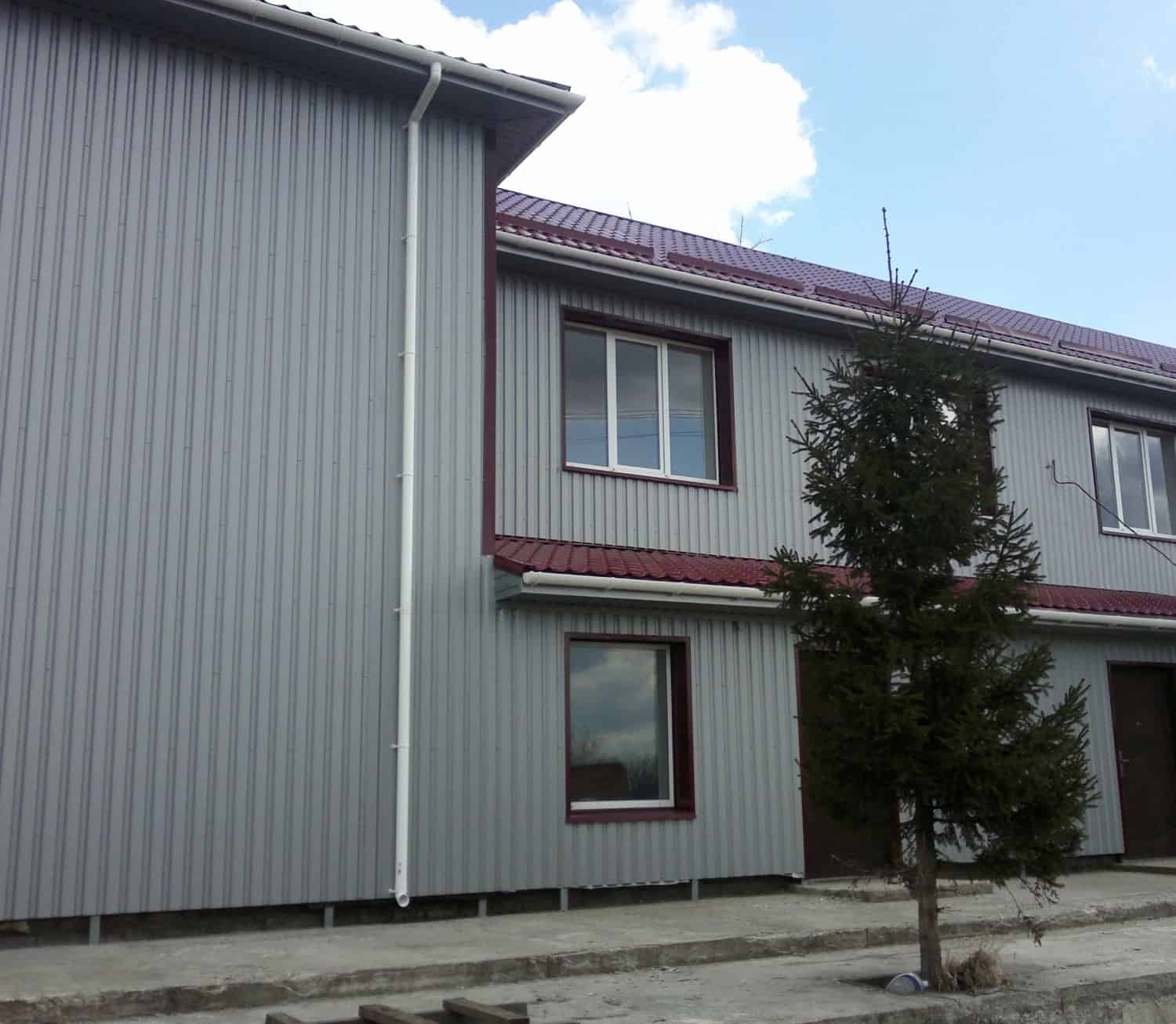 профлист на фасаде