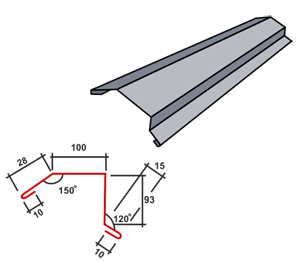 планка ветрозащиты